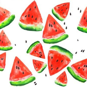 watercolor watermelons