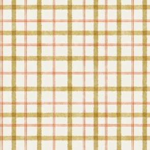 Painterly Plaid Watercolor Earthy