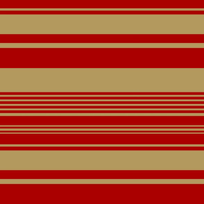 The Red and the Gold: Horizontal Stripes