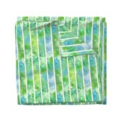 Green Watercolor Wash Stripe 