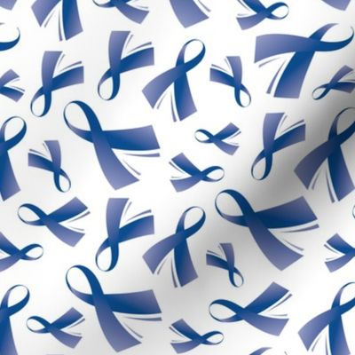 COLON Cancer Awareness Ribbon Blue Ribbon-01