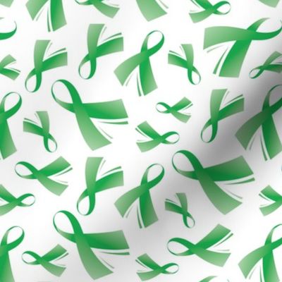 Gallbladder Bile Duct Cancer Awareness Ribbon Lime Green Ribbon-01