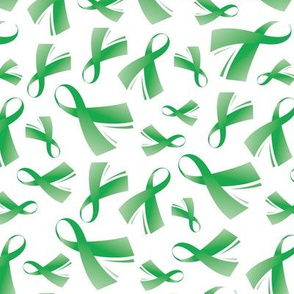 Gallbladder Bile Duct Cancer Awareness Ribbon Lime Green Ribbon-01