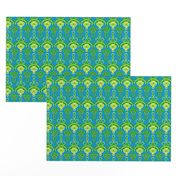 HP10 - Hovering Alien Puppies in Green - Yellow - Turquoise