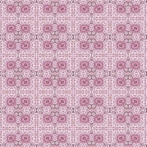 Soft Rose Red Lace Tiles