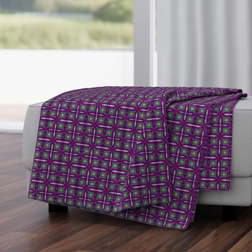 Rich Purple Gothic Blocks