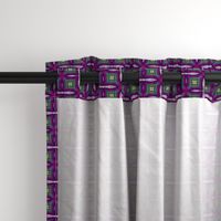 Rich Purple Gothic Blocks