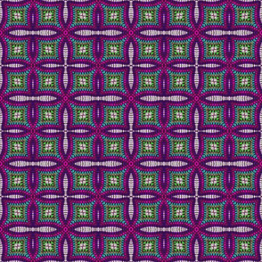 Rich Purple Gothic Blocks