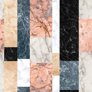 Marble Colorblock Stripes