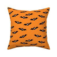 bats - cute halloween - orange - LAD19