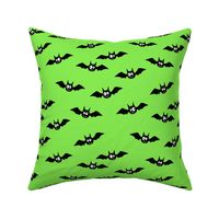 bats - cute halloween - green - LAD19