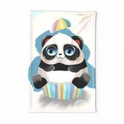 Cupcake panda Special Edition TeaTowel by kreativkollektiv