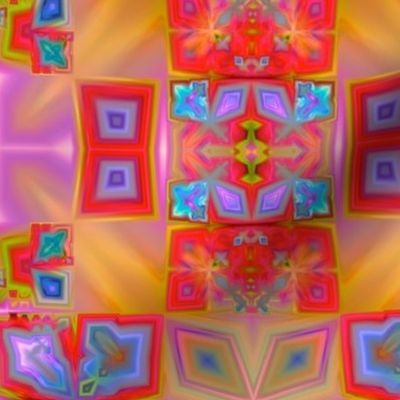 Colorful Fractal Tiles