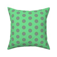 Green Kaleidosope Dots