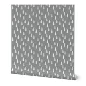 Trees (medium gray) Woodland Forest Fabric