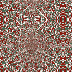 green and red pattern