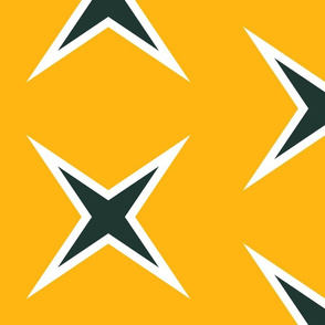 The Green and the Gold: Four Pointed Star
