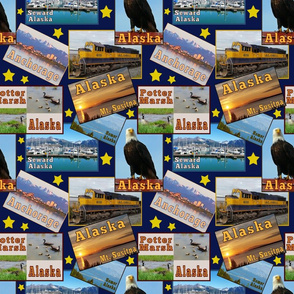 Alaska Retro Postcards Challange