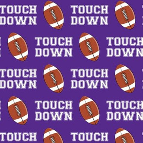 Touch Down - purple - college football - LAD19