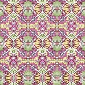 Flower Tile Zig Zag