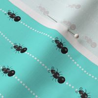 Marching Ants (aqua)