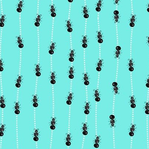 Marching Ants (aqua)