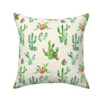 Cactus and Succulents // Spanish Cream