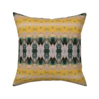 Yellow and Green Ornamental Shibori