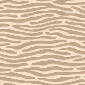 ★ ZEBRA OR TIGER ? ★ Beige – Small Scale - Horizontal / Collection : Wild Stripes – Punk Rock Animal Prints 2