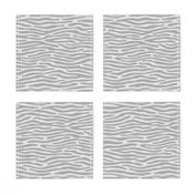 ★ ZEBRA OR TIGER ? ★ Light Gray – Small Scale - Horizontal / Collection : Wild Stripes – Punk Rock Animal Prints 2