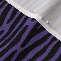 ★ ZEBRA OR TIGER ? ★ Psychobilly Purple – Small Scale- Horizontal / Collection : Wild Stripes – Punk Rock Animal Prints 2