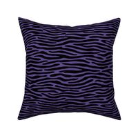 ★ ZEBRA OR TIGER ? ★ Psychobilly Purple – Small Scale- Horizontal / Collection : Wild Stripes – Punk Rock Animal Prints 2