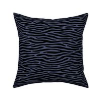 ★ ZEBRA OR TIGER ? ★ Brut Denim Indigo Blue – Small Scale - Horizontal / Collection : Wild Stripes – Punk Rock Animal Prints 2