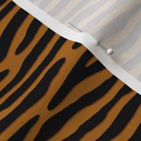 ★ ZEBRA OR TIGER ? ★ Yellow Ochre – Small Scale - Horizontal / Collection : Wild Stripes – Punk Rock Animal Prints 2