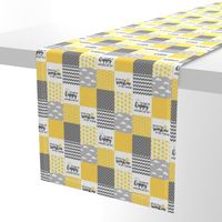 2 inch You are my sunshine - Wholecloth Cheater Quilt 