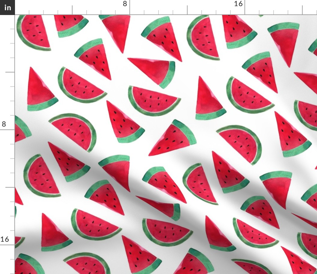 10"  Watermelon fabric, melon fabric, summer fabric 