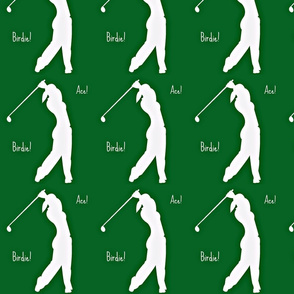 woman_golfer_fabric text birdie, ace-ed