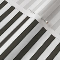 Off Black  French Ticking  Stripe   