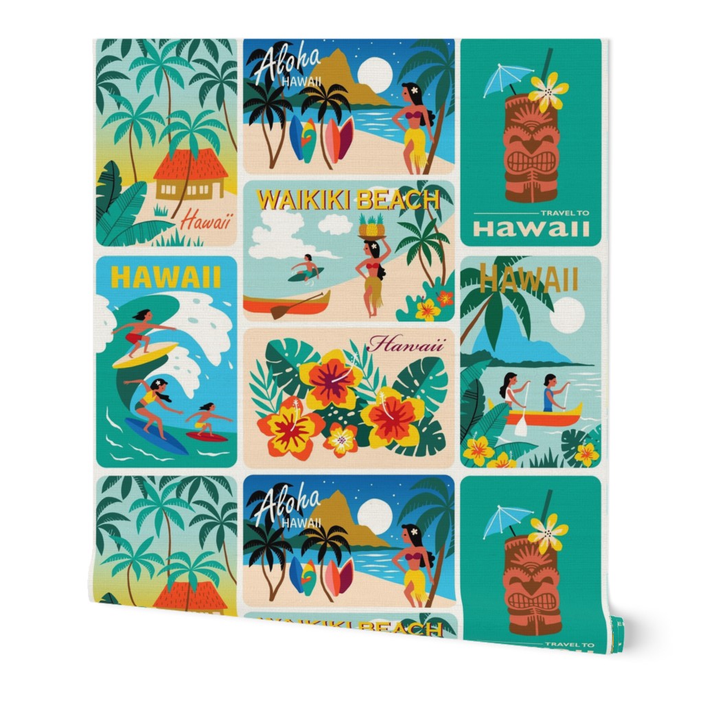 Hawaii Holiday Postcards