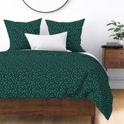 Trendy panther print animals fur modern Scandinavian style raw brush abstract color winter green teal