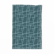 Abstract geometric minimal stripes checkered stripe trend pattern grid stone gray blue