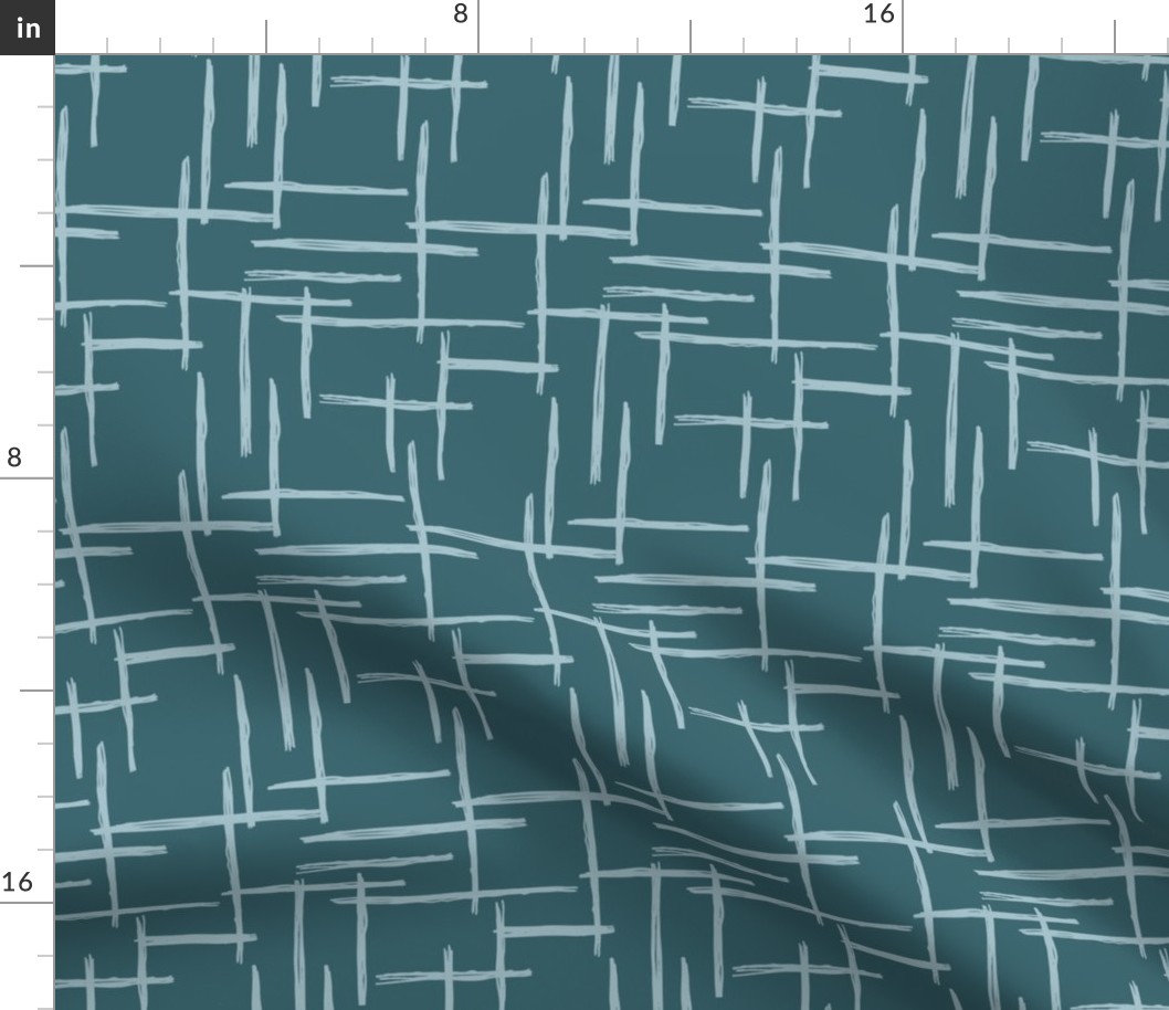 Abstract geometric minimal stripes checkered stripe trend pattern grid stone gray blue