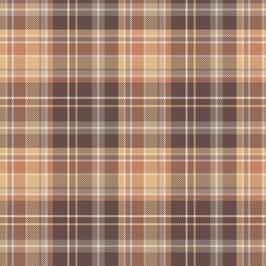 Rusty Brown Headmaster Plaid Tartan