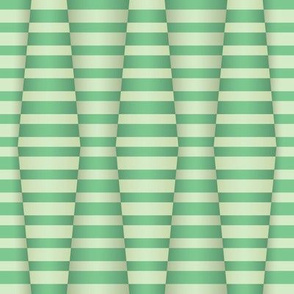 Green striped geometric