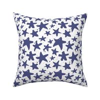 Blue Stars on Spotted Dots