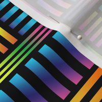 90's Neon Ombre Stripes