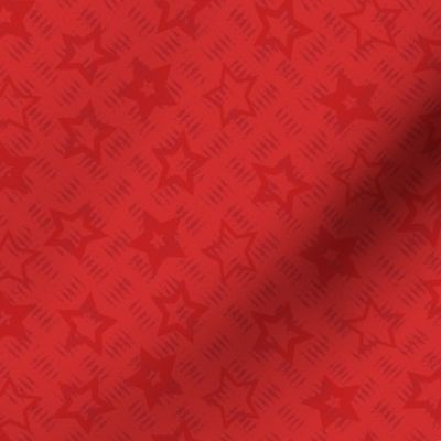 Hall of Fame Stars Texture Red