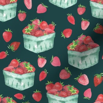 Strawberry Picking // Teal