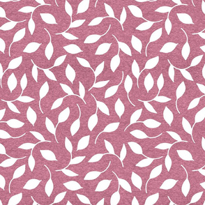 Half Scale Leaves (heather bright pink) Home Decor Bedding, GingerLous
