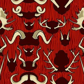 Antler Wall Blood